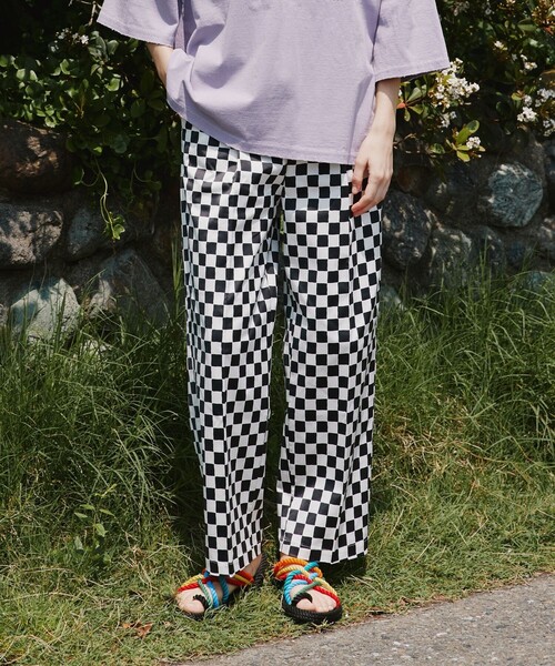 「Freada」 イージーパンツ ONE SIZE ホワイト レディース_画像4