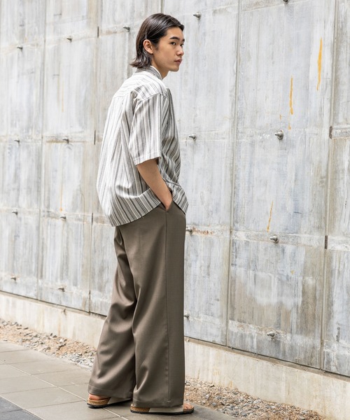 BAYFLOW（ベイフロー） ワイドパンツ スラックス 「WEB限定