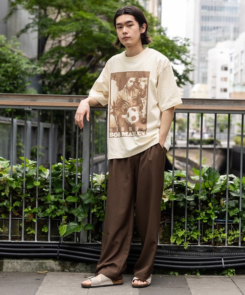 BAYFLOW（ベイフロー） ワイドパンツ スラックス 「WEB限定