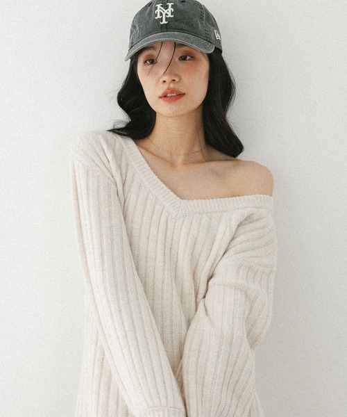 「Heather」 ニットワンピース FREE グレー レディース_画像2