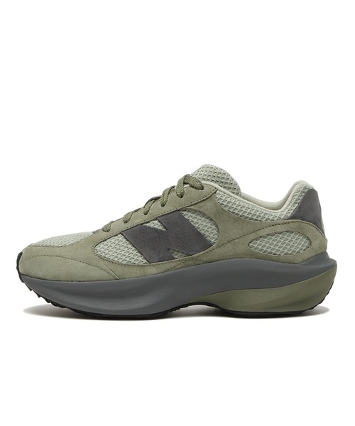 「New Balance」 ローカットスニーカー 23.5cm カーキ メンズの画像