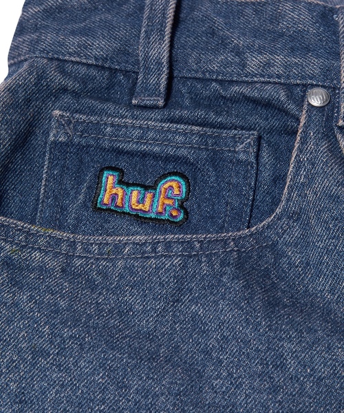 「HUF」 デニムパンツ 32inch パープル系その他 メンズの画像