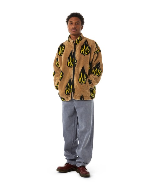 「HUF」 デニムパンツ 32inch パープル系その他 メンズの画像