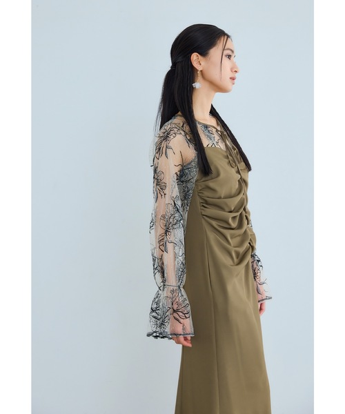 「niana」 コンビワンピース M キャメル レディースの画像
