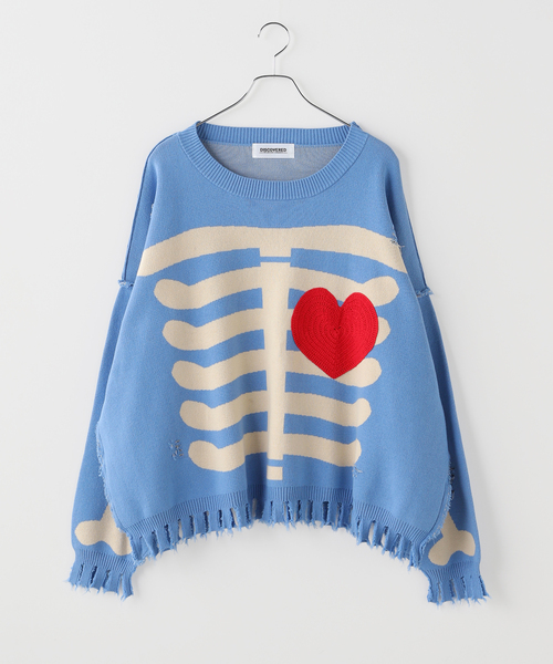 トップス DISCOVERED COTTON BONE KNIT DISCOVERED（ディスカバード） セーター ニット COTTON BONE KNIT