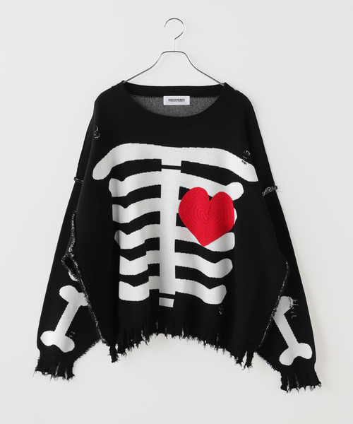 【DISCOVERED】COTTON BONE KNIT DISCOVERED（ディスカバード） セーター ニット COTTON BONE KNIT