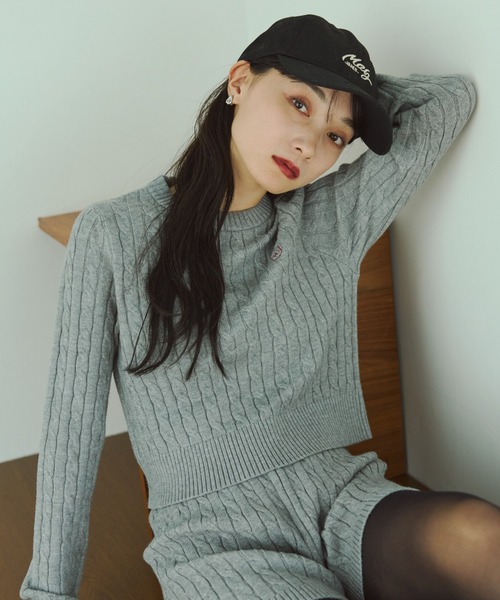 「VANNIE U」 長袖ニット FREE ライトピンク レディース_画像6