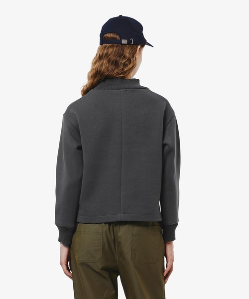 「LACOSTE」 スウェットカットソー 34 ダークブラウン レディース_4
