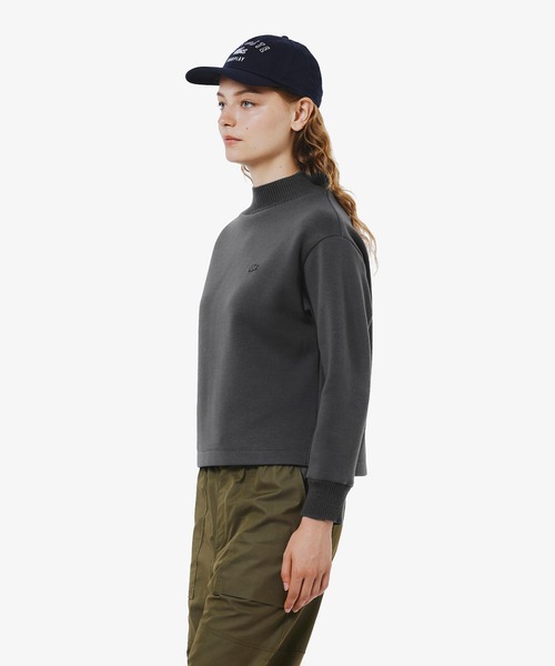 「LACOSTE」 スウェットカットソー 34 ダークブラウン レディース_7