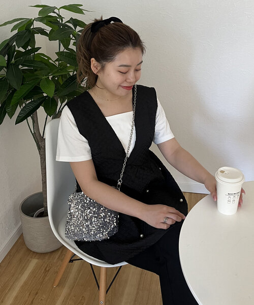 「prose verse」 半袖Tシャツ MEDIUM オフホワイト レディース_画像4