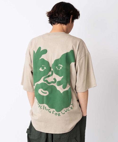 MASTERS 　ノーム　Tシャツ 緑色 gym master（ジムマスター） tシャツ 7.4oz LOOKING FOR LUCKY ビッグ