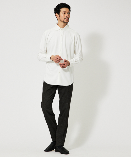 「RECENCY OF MINE」 長袖シャツ 44 ネイビー メンズ_画像3