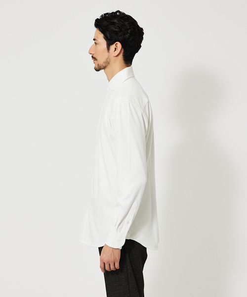 「RECENCY OF MINE」 長袖シャツ 44 ネイビー メンズ_画像4