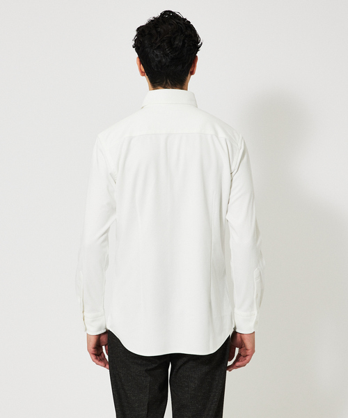 「RECENCY OF MINE」 長袖シャツ 44 ネイビー メンズ_画像5