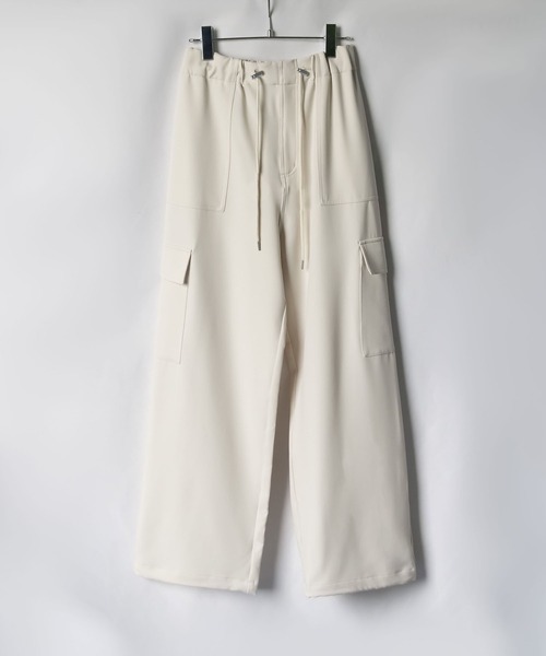 「me+em select」 カーゴパンツ LARGE アイボリー レディース_画像9