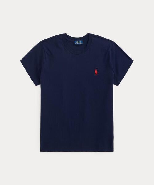 tシャツ クラシック フィット コットン ジャージー クルーネック Tシャツ レディースの画像