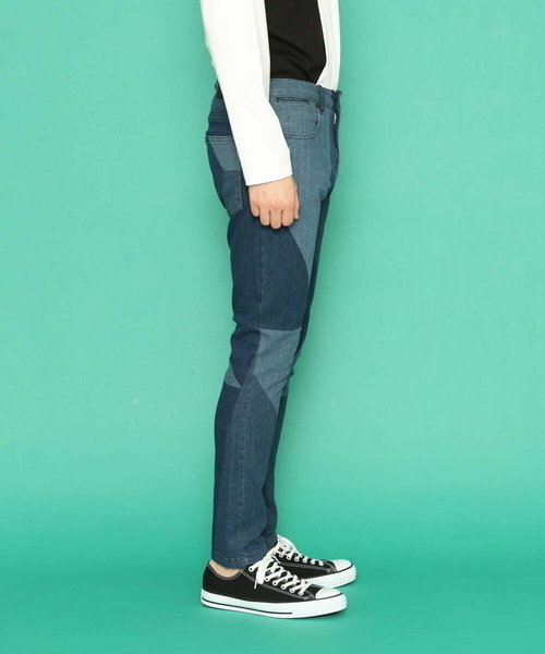 「MK MICHEL KLEIN HOMME 」 デニムパンツ LARGE ブルー メンズ_画像5