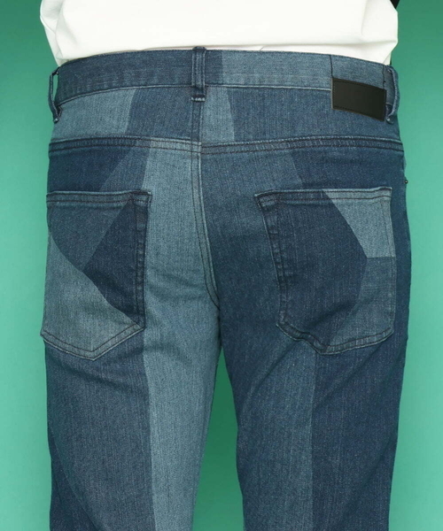 「MK MICHEL KLEIN HOMME 」 デニムパンツ LARGE ブルー メンズ_画像8