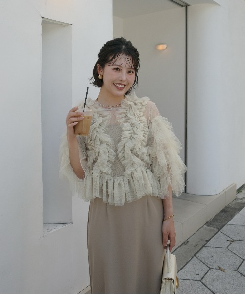 LE'RURE Fluffy tulle tops レディース : ZOZOTOWN Yahoo!店 - 通販
