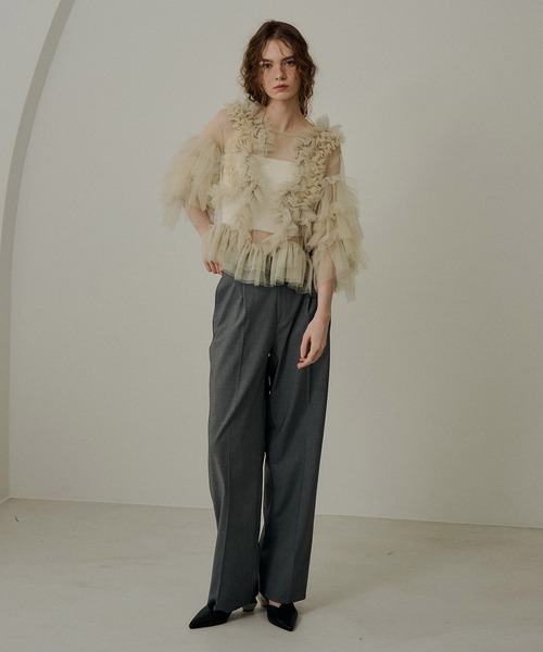 LE'RURE Fluffy tulle tops レディース : ZOZOTOWN Yahoo!店 - 通販