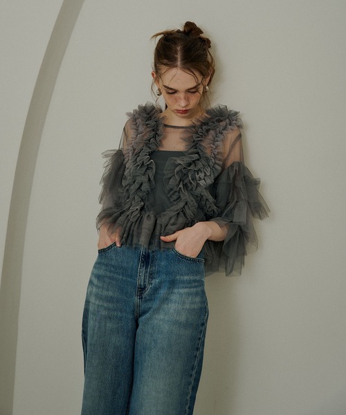 LE'RURE Fluffy tulle tops レディース : ZOZOTOWN Yahoo!店 - 通販