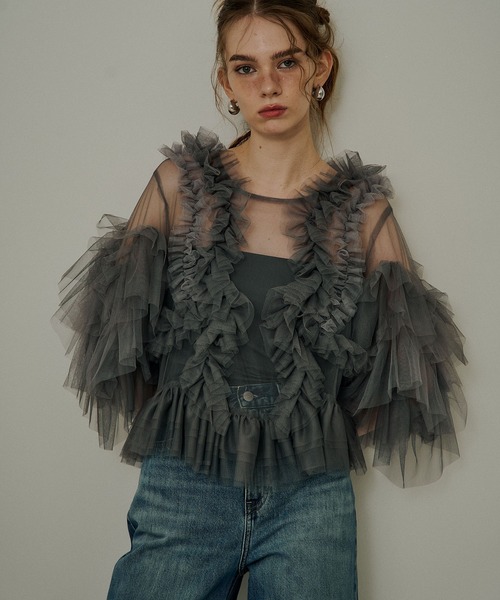 LE'RURE Fluffy tulle tops レディース : ZOZOTOWN Yahoo!店 - 通販