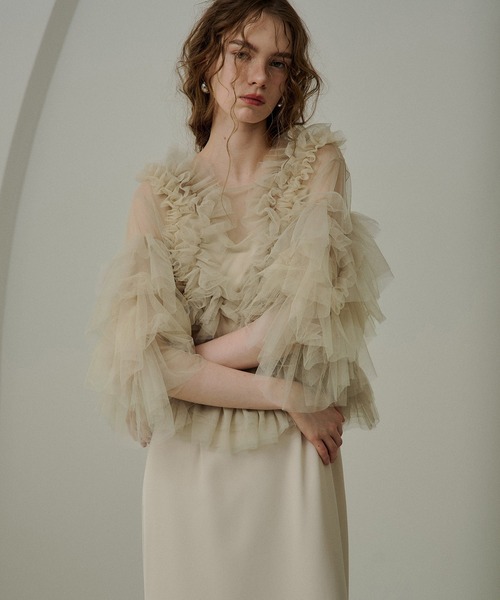 LE'RURE Fluffy tulle tops レディース : ZOZOTOWN Yahoo!店 - 通販