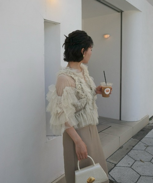 LE'RURE Fluffy tulle tops レディース : ZOZOTOWN Yahoo!店 - 通販