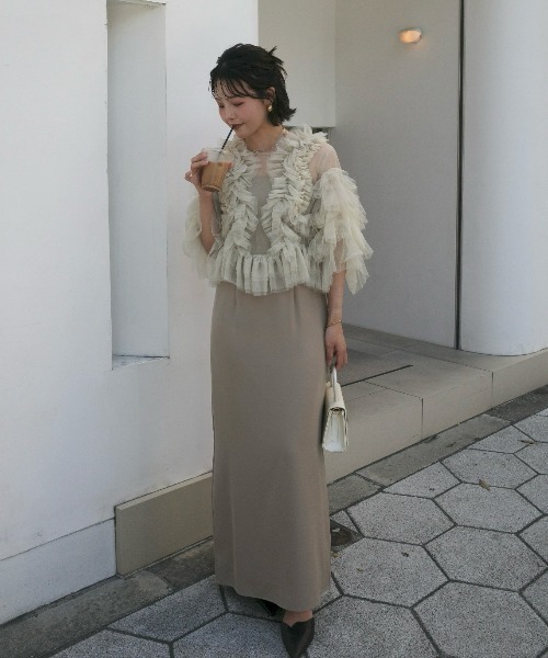 LE'RURE Fluffy tulle tops レディース : ZOZOTOWN Yahoo!店 - 通販