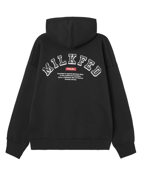 「MILKFED.」 プルオーバーパーカー M ブラック レディース_画像4