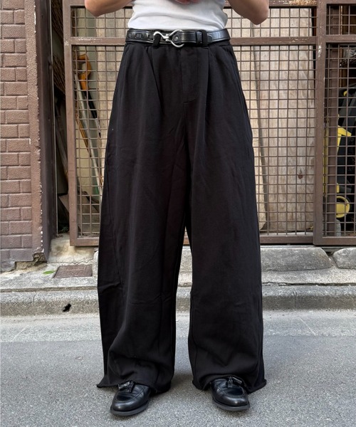 ワイドパンツ スウェットパンツ ジャージ 「インフルエンサー みずきち
