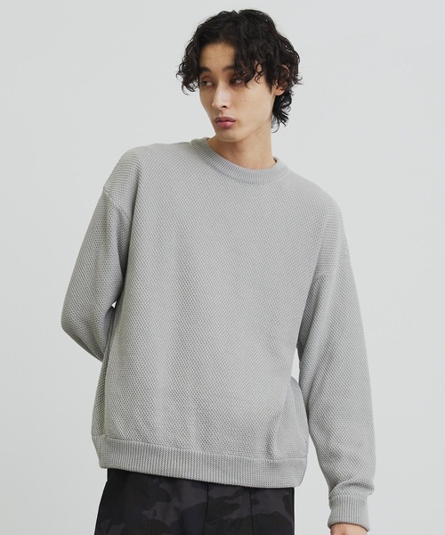 「PUBLIC TOKYO」 長袖ニット 2 ブルー メンズ_画像2