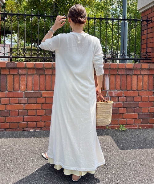Cura Closet ワンピース 夏 「loverara.loverara コラボ」シアーハイ
