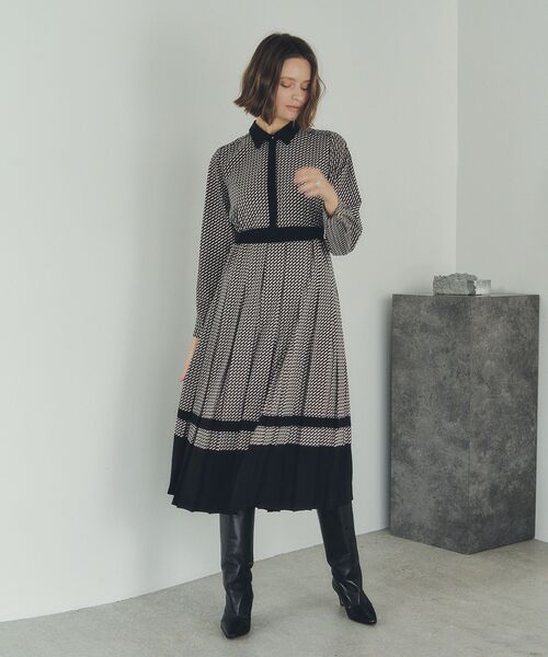 「YECCA VECCA」 シャツワンピース FREE ネイビー レディース_画像4