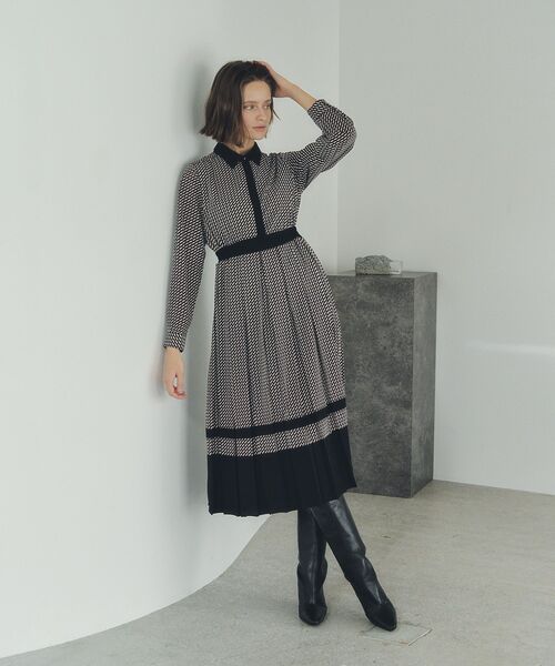 「YECCA VECCA」 シャツワンピース FREE ネイビー レディース_画像7