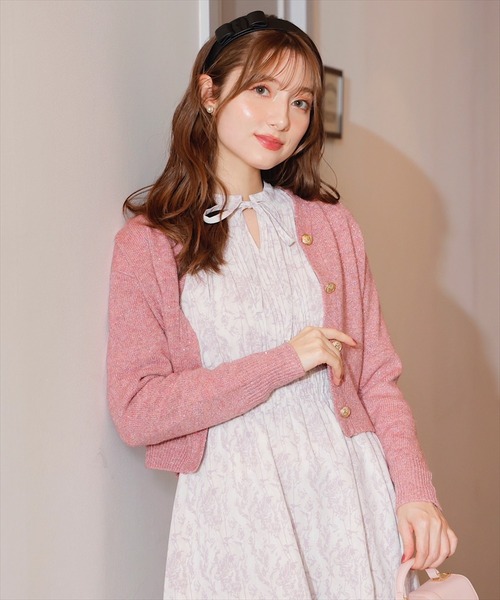 「SWINGLE」 7分袖ワンピース MEDIUM サックスブルー レディース_画像7