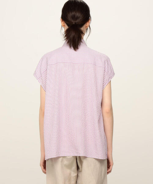 「TOMORROWLAND」 「GALERIE VIE」ノースリーブシャツ 36 パープル系その他 レディース_画像6