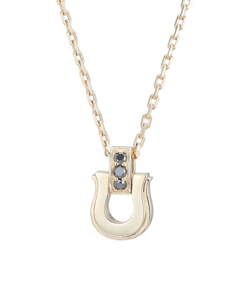LION HEART ネックレス “LUCK”ホースシューネックレス/K10ゴールド 