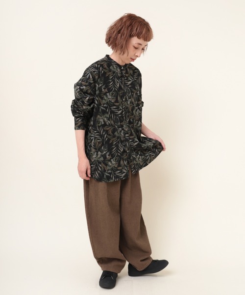 「RNA-N」 長袖ブラウス MEDIUM ベージュ レディース_画像2