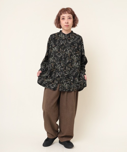 「RNA-N」 長袖ブラウス MEDIUM ベージュ レディース_画像3