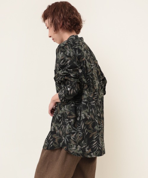 「RNA-N」 長袖ブラウス MEDIUM ベージュ レディース_画像7