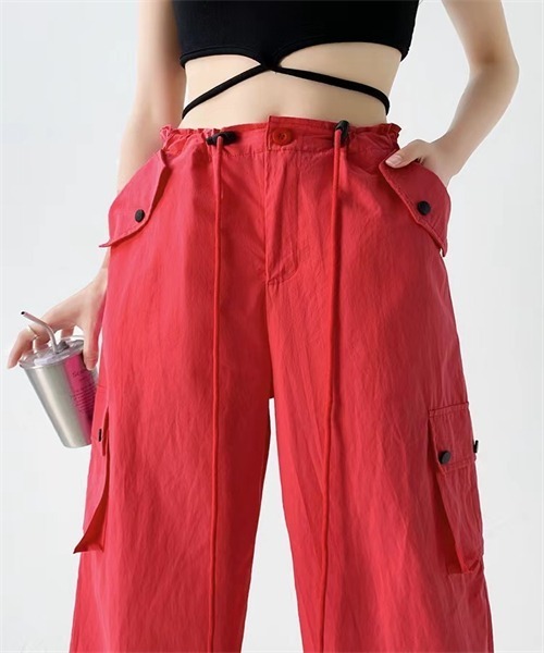 「Dream garden」 カーゴパンツ 2XL チェリーピンク レディース_画像3
