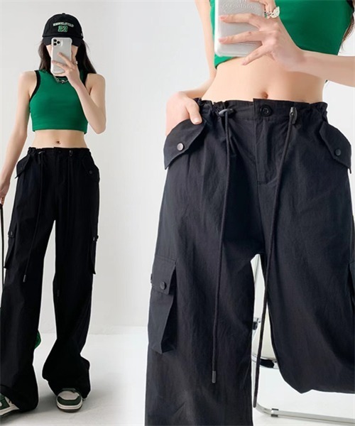 「Dream garden」 カーゴパンツ 2XL チェリーピンク レディース_画像6