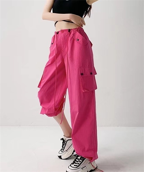「Dream garden」 カーゴパンツ 2XL チェリーピンク レディース_画像7