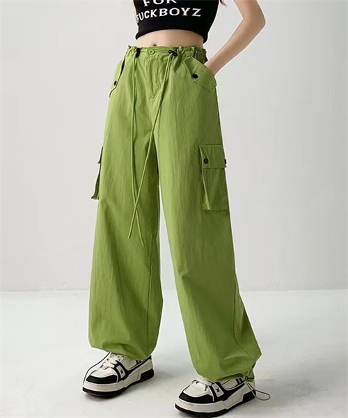 「Dream garden」 カーゴパンツ 2XL チェリーピンク レディース_画像9