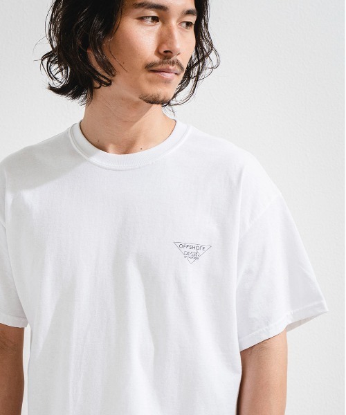 「OFFSHORE」 半袖Tシャツ M バイオレット メンズ_画像9