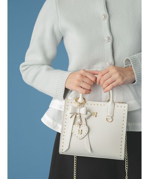 「FURFUR」 2WAYバッグ F オフホワイト レディース_画像4