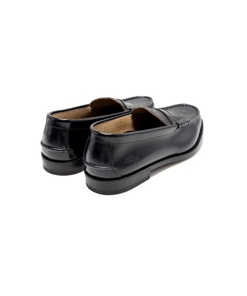 The Kenford Fineshoes ローファー EMBOSSED LOAFERS BLACK BLACK