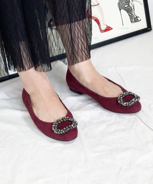 パンプス ビジューフラットシューズ Zozotown Paypayモール店 通販 Paypayモール