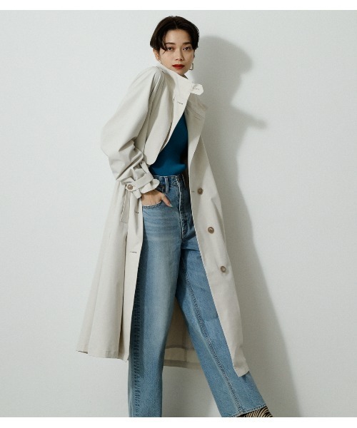 アウター STAND COLLAR TRENCH COAT/スタンドカラートレンチコート